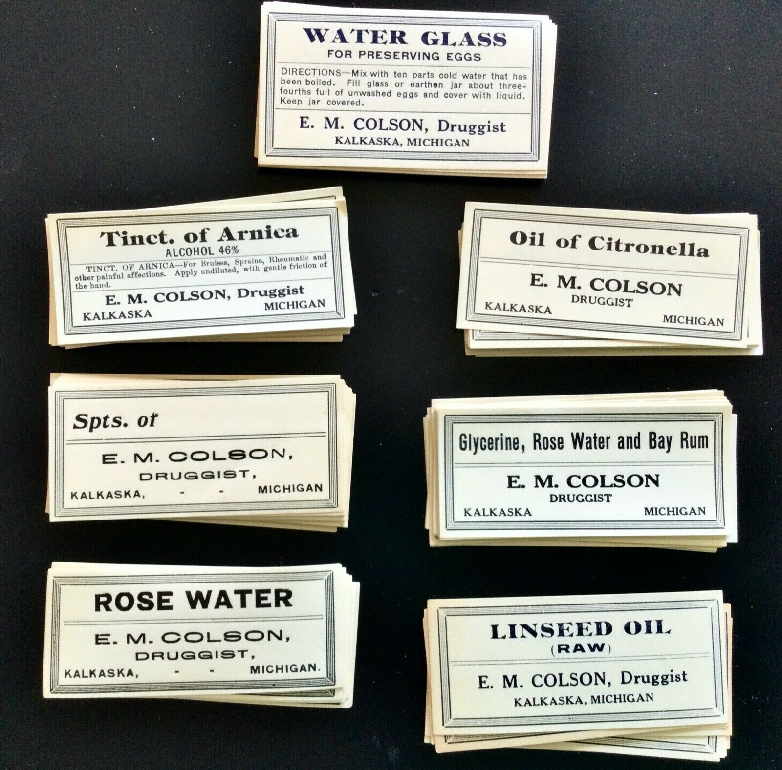 200+ Original Vintage Pharmacy Medicine Drug Labels - Early To Mid 1900's