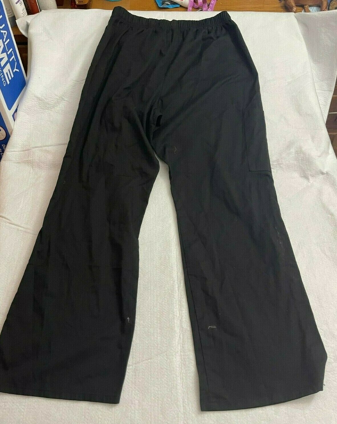 Scrub Star Black Pants Size Large